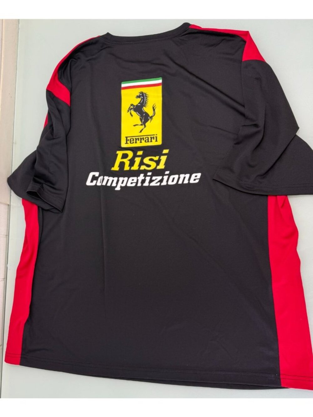 Ferrari RISI Competizione Performance Shirt Mens XL Moisture Wicking Activewear